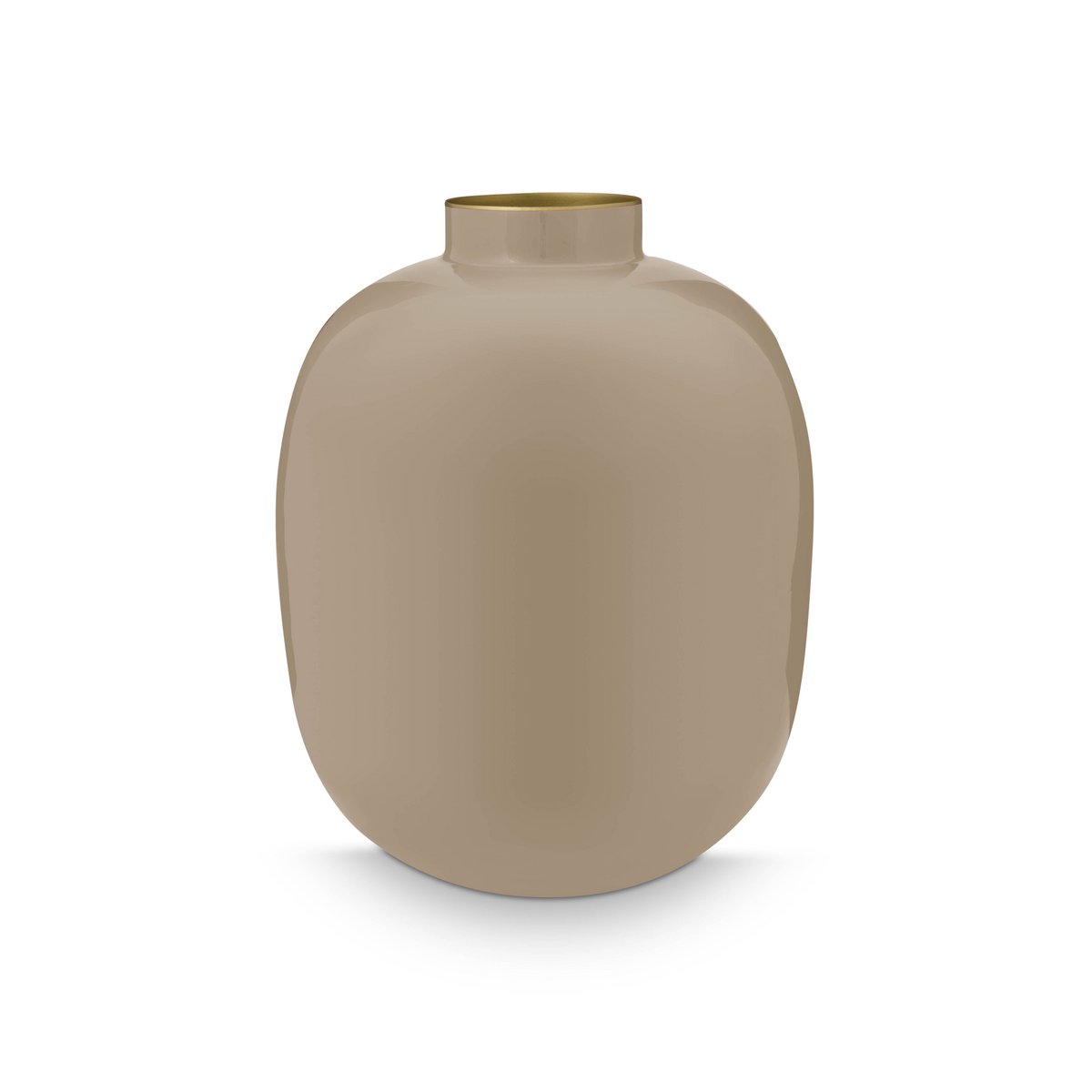 Metalen Vaas Khaki – 32 cm