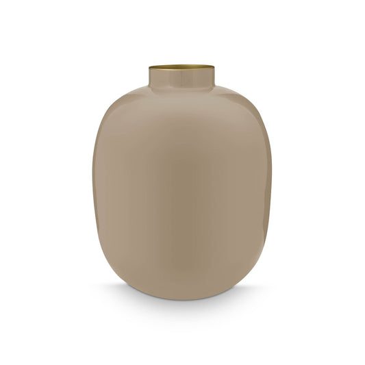 Metalen Vaas Khaki – 32 cm